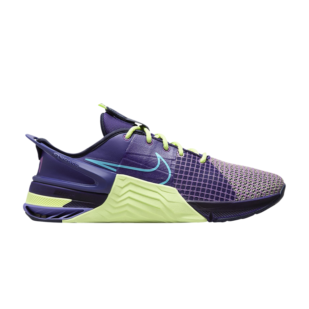 Pre-owned Nike Metcon 8 Flyease Amp 'court Purple Barely Volt'