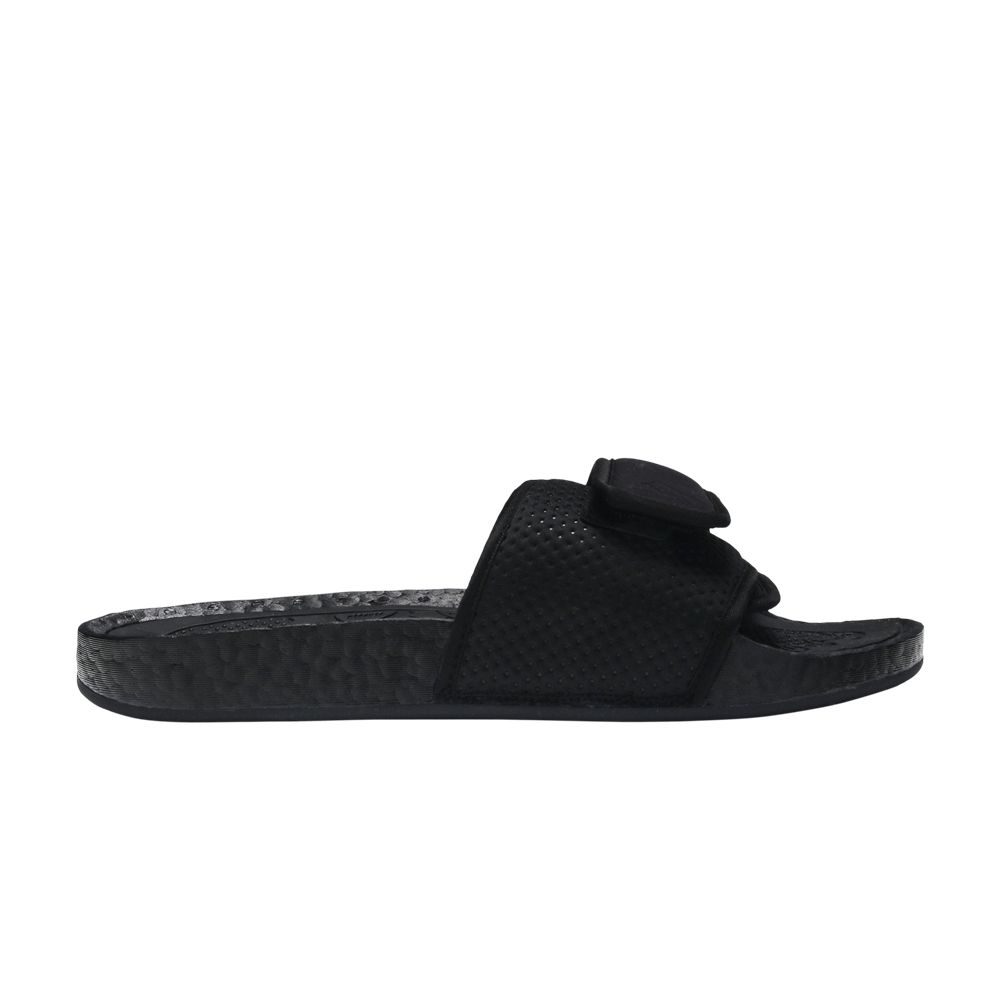 adidas Pharrell x Boost Slides 'Triple Black' | Men's Size 12