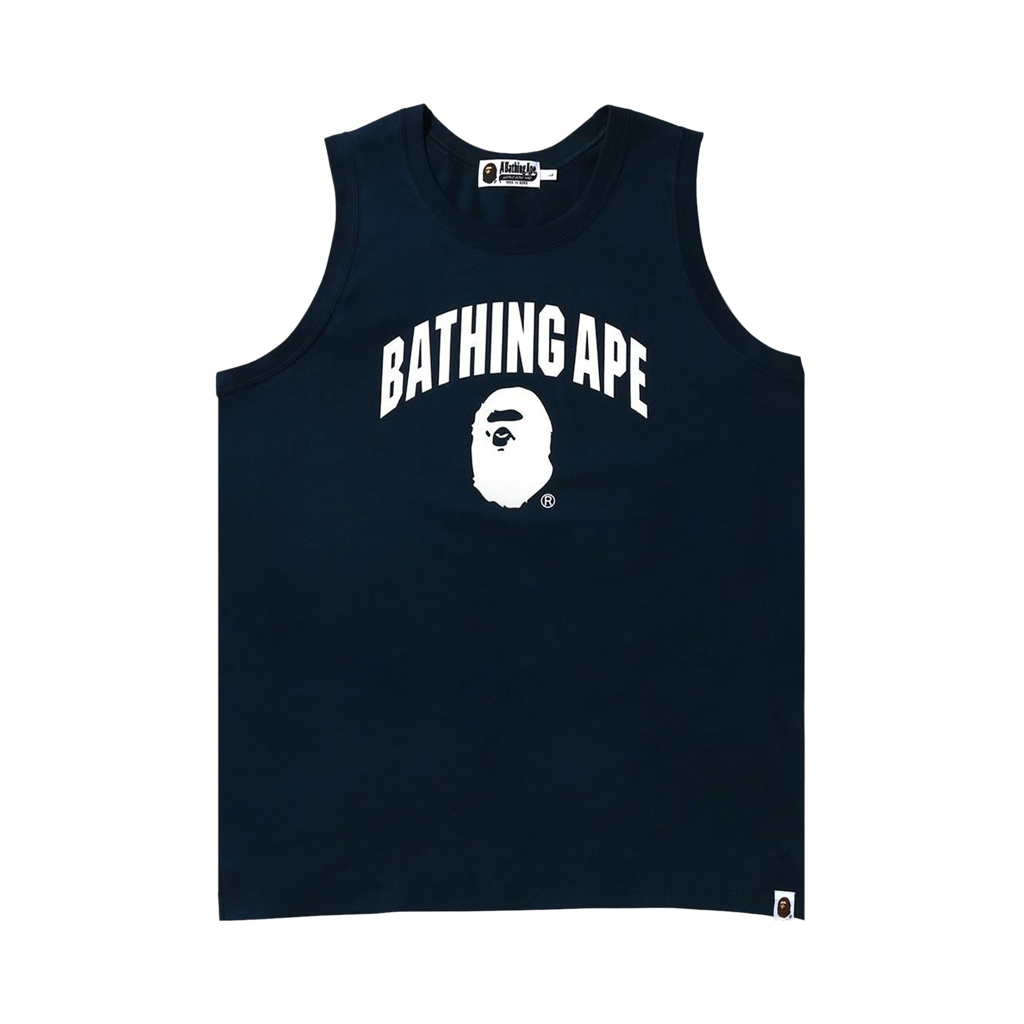 Pre-owned Bape Bathing Ape Tank Top 'navy' | Blue | Men's Size M