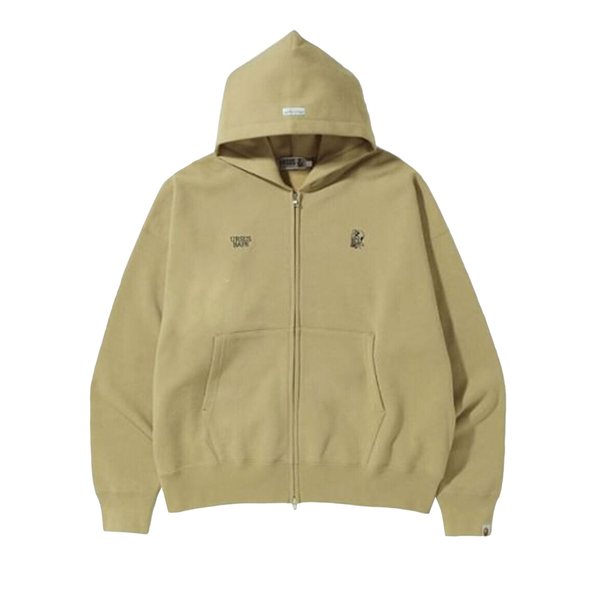 Pre-owned Bape Color Camo Quadrangle Relaxed Fit Full Zip Hoodie 'grey' | Men's Size M