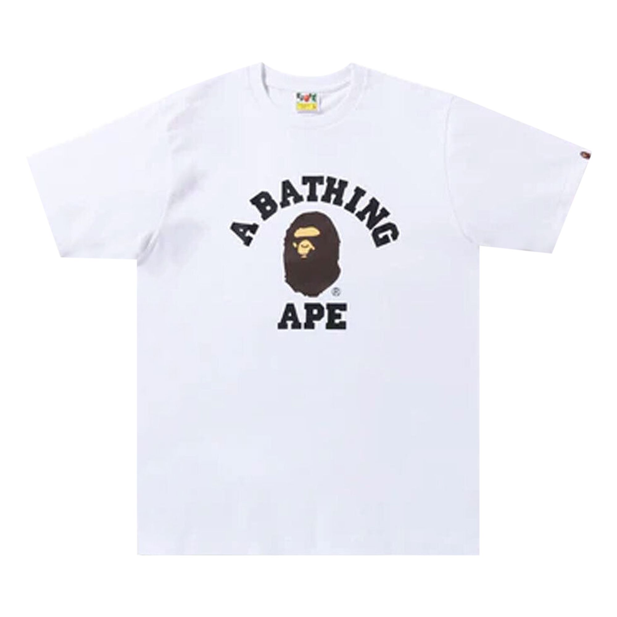 Pre-owned Bape College Tee 'white'