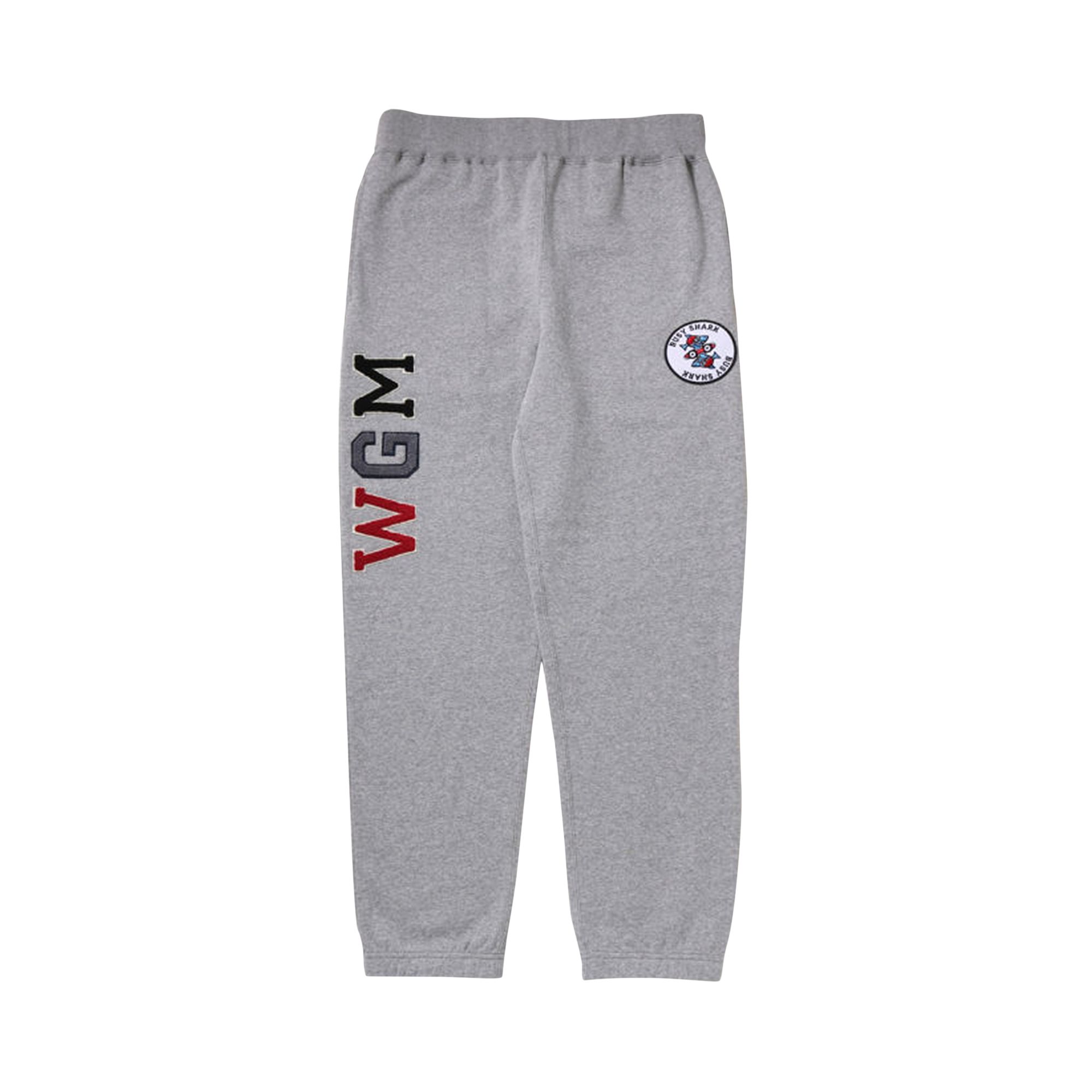 Pre-owned Bape Busy Shark Sweat Pants 'grey'