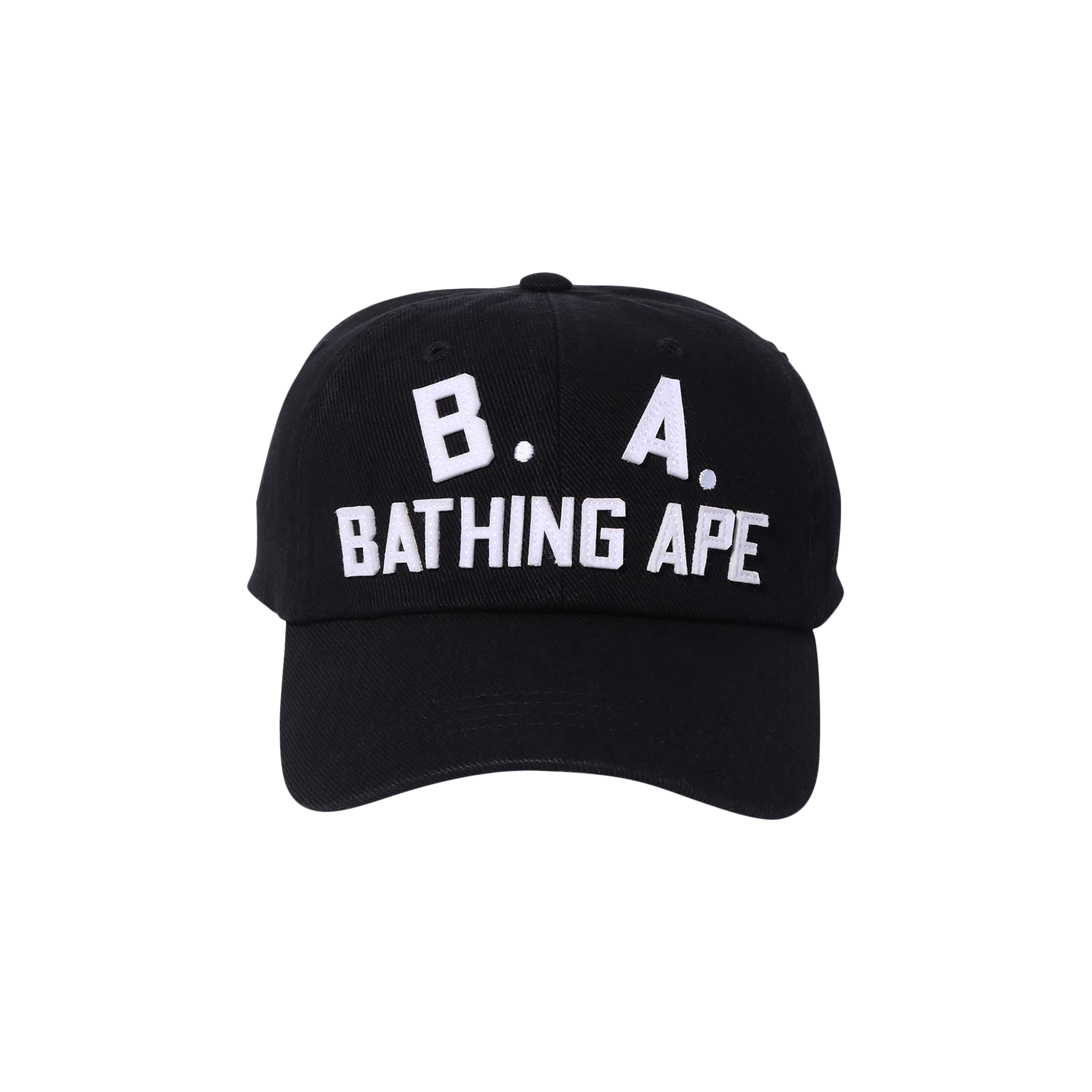 Pre-owned Bape B.a. Washed Twill Cap 'black'