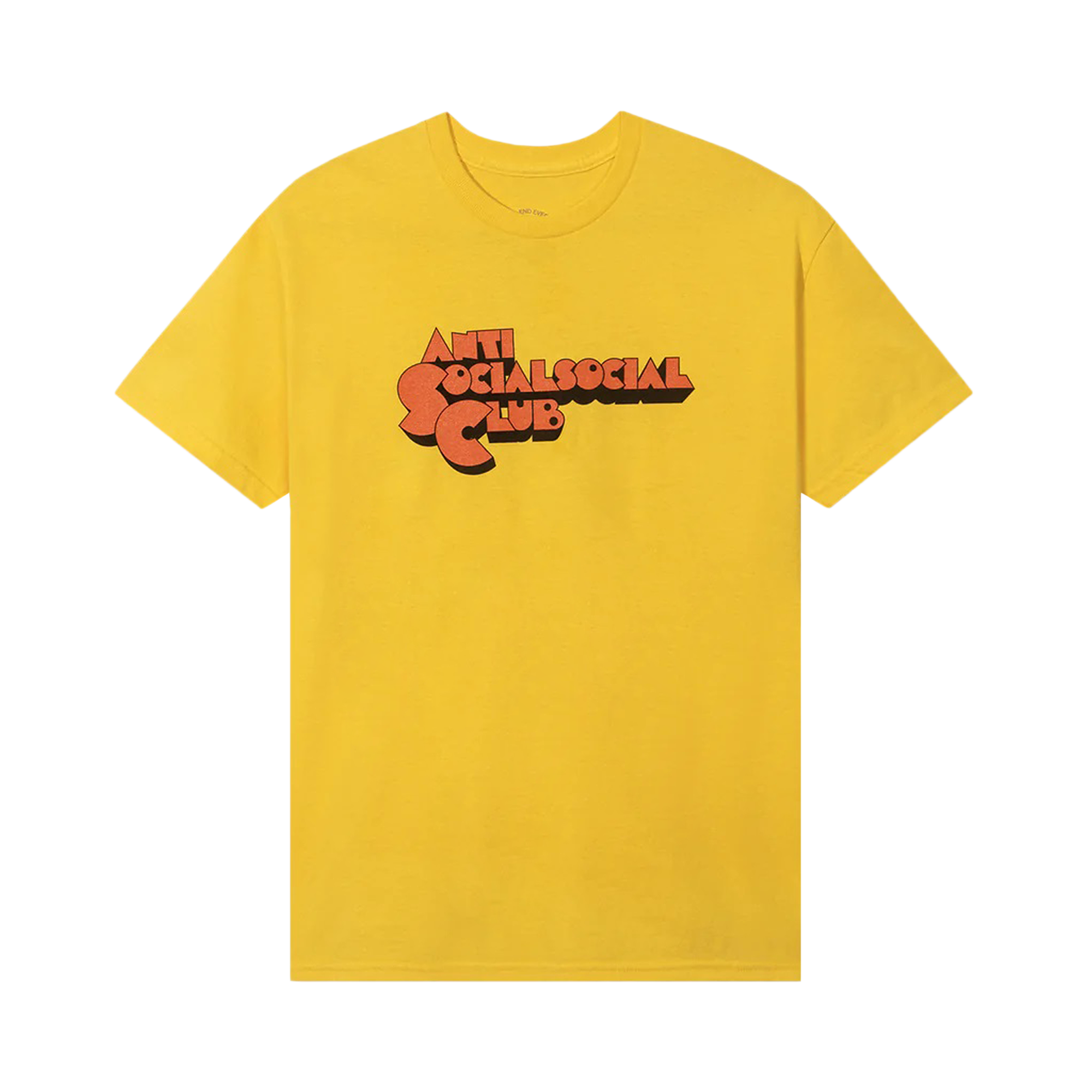 Pre-owned Anti Social Social Club Clamps Tee 'daisy Yellow'