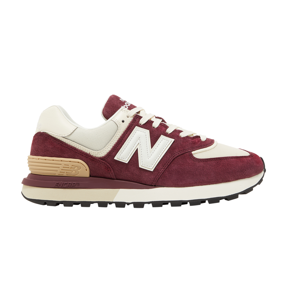 Pre-owned New Balance 574 Legacy 'burgundy Angora' In Red