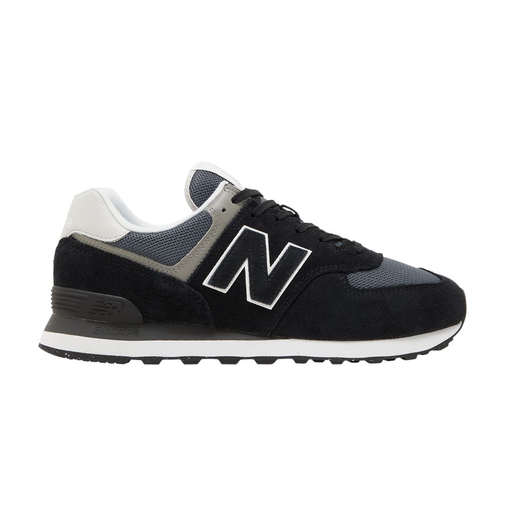 Pre-owned New Balance 574 'black Grey White'