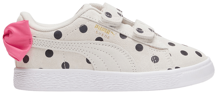 Puma Suede Light Flex Bow Graphic 5 Little Kid Marshmallow Polka Dots
