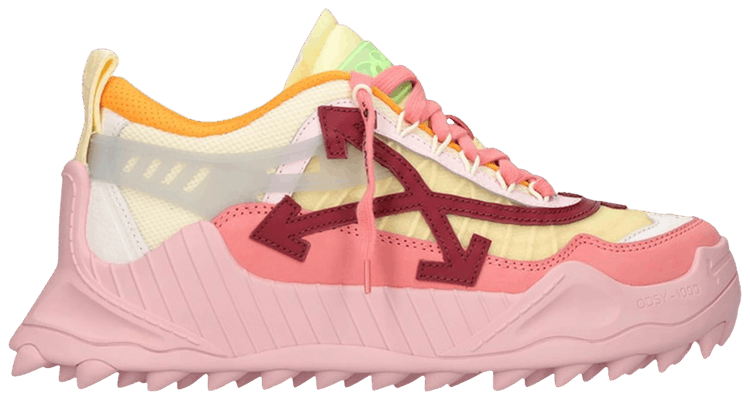 Off White Wmns ODSY 1000 Pink Yellow Burgundy