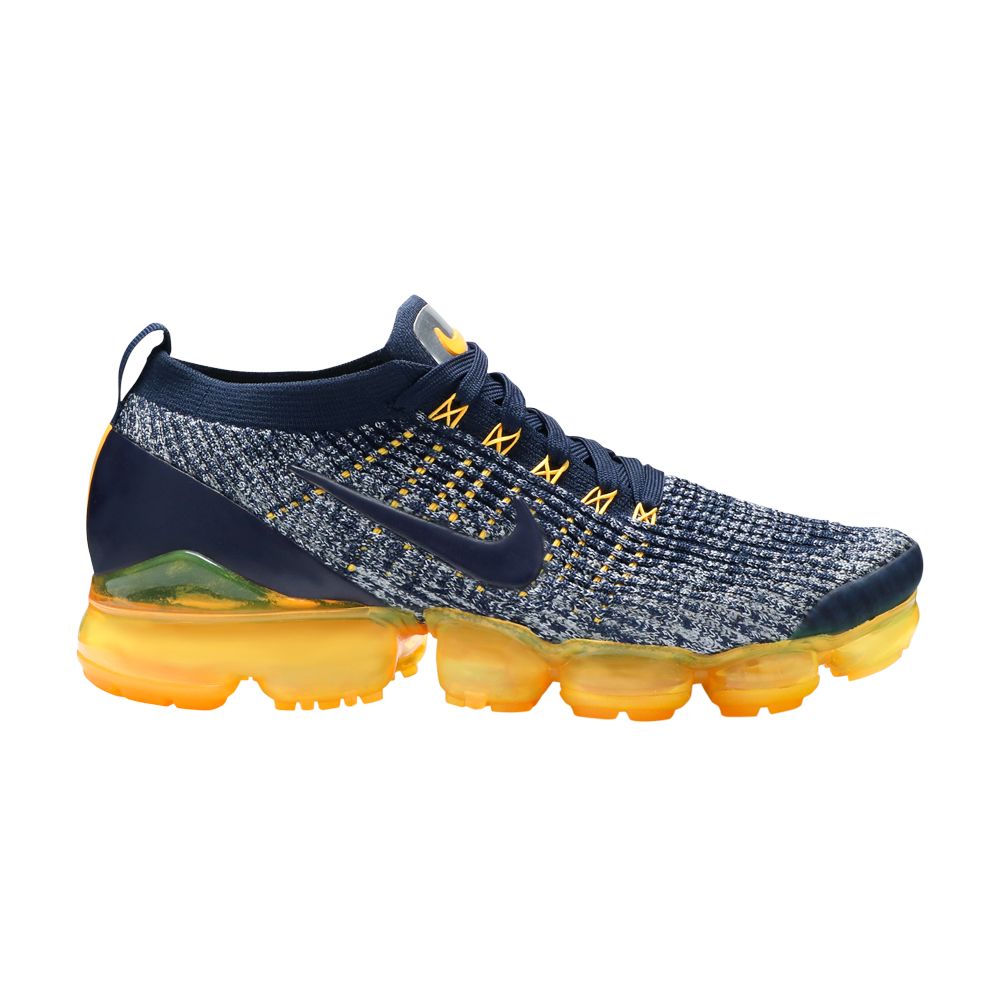 Nike Air VaporMax Flyknit 3 'College Navy Orange' | Blue | Men's Size 7