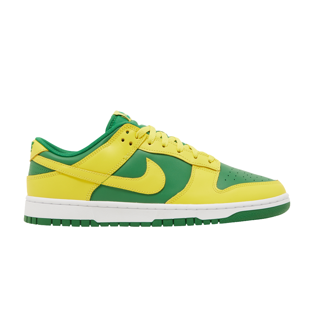 Pre-owned Nike Dunk Low 'reverse Brazil' In Yellow