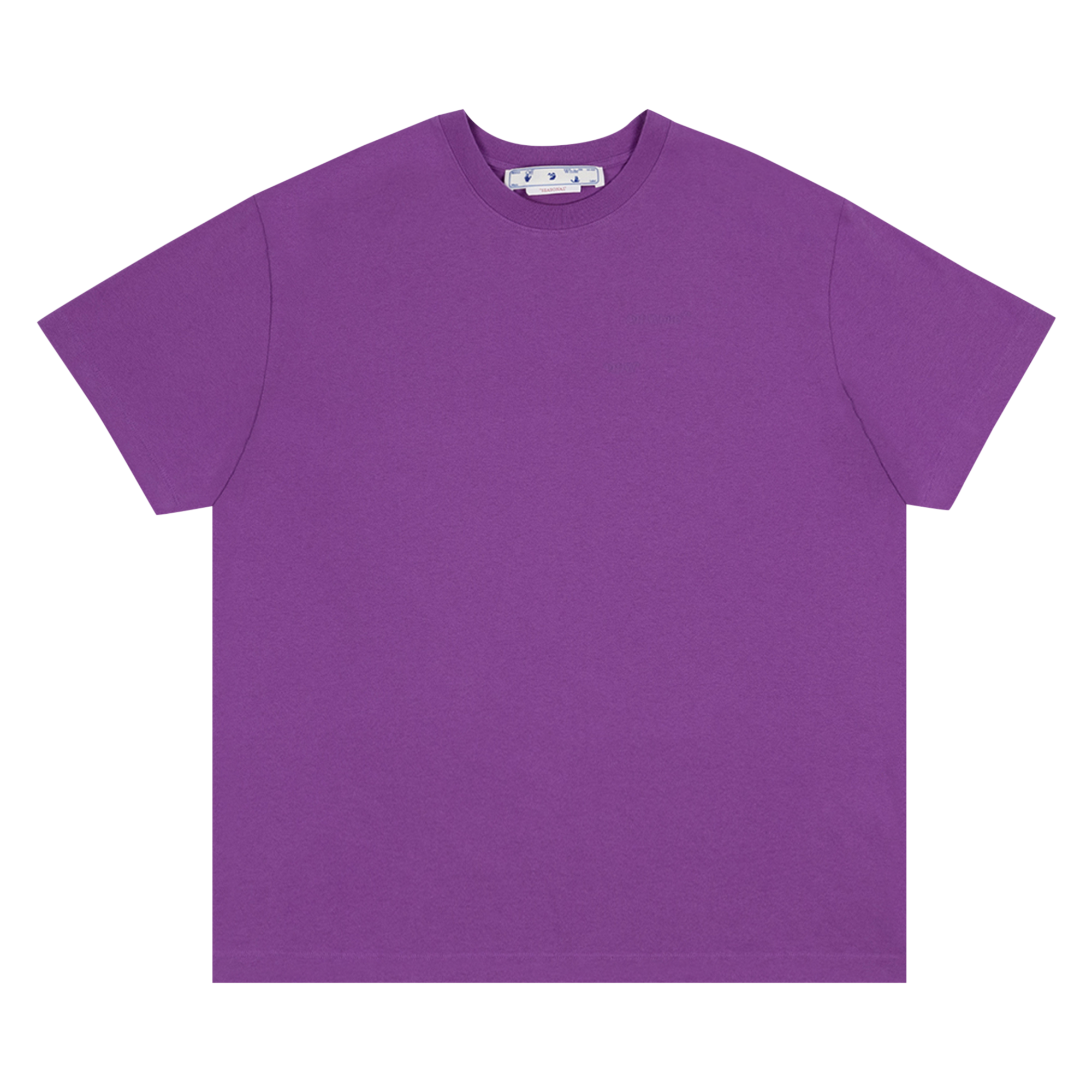 Pre-owned Off-white Diag Tab Over Short-sleeve Tee 'orchid' In Purple