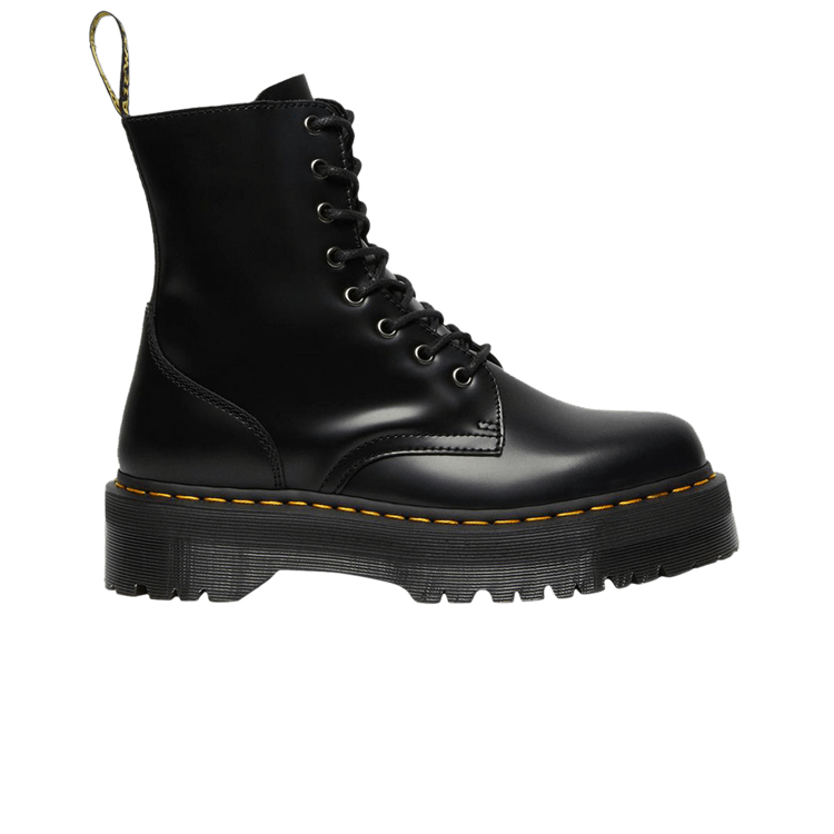 Buy Jadon Smooth Leather Platform Boot Black 15265001 GOAT CA