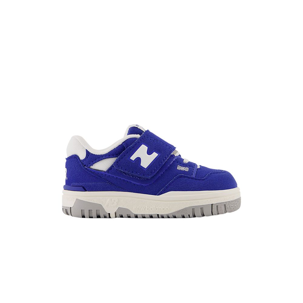 New Balance 550 Bungee Lace Top Strap Toddler 'Suede Pack - Team Royal' | Blue | Infant Size 7