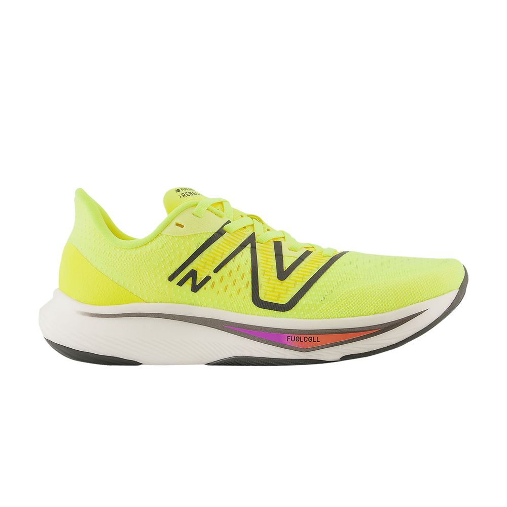 Pre-owned New Balance Fuelcell Rebel V3 'cosmic Pineapple Neon Dragonfly' In Yellow