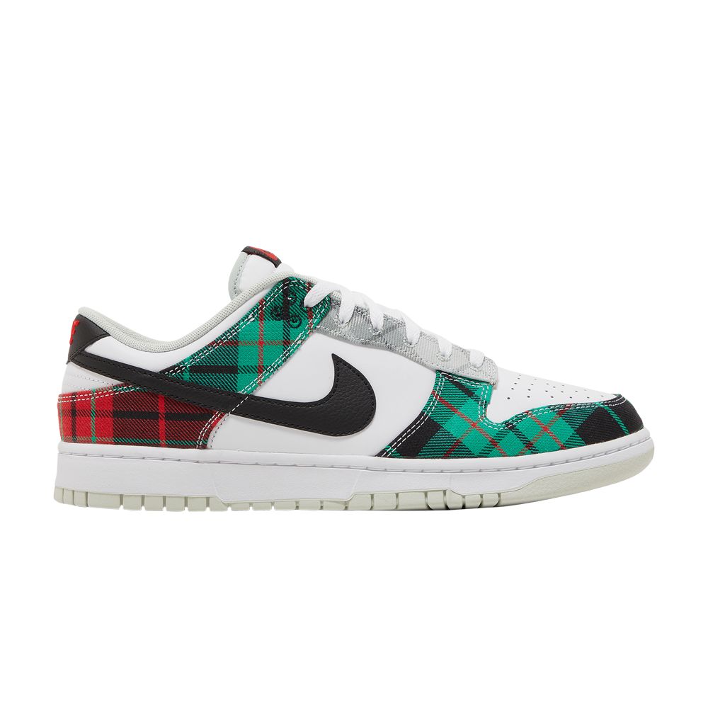 Nike Dunk Low Premium 'Tartan Plaid' | White | Men's Size 10