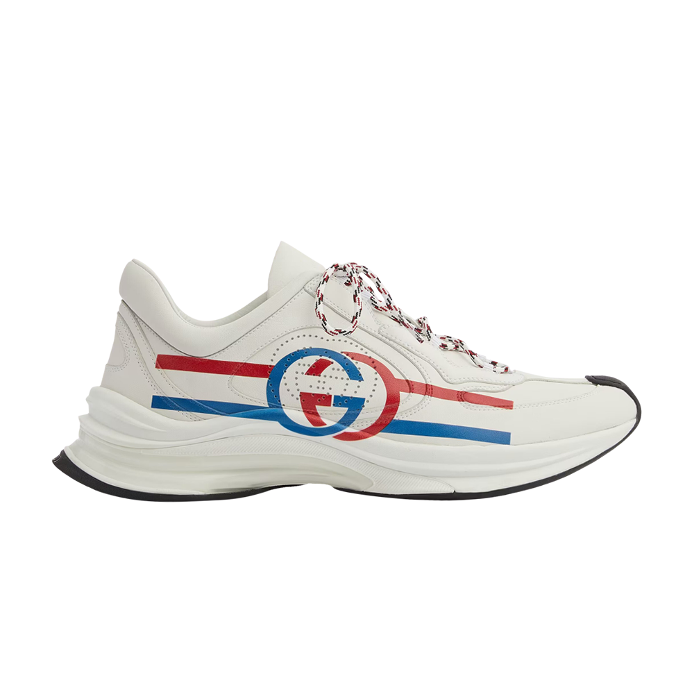 Pre-owned Gucci Run Sneaker 'white Blue Red'