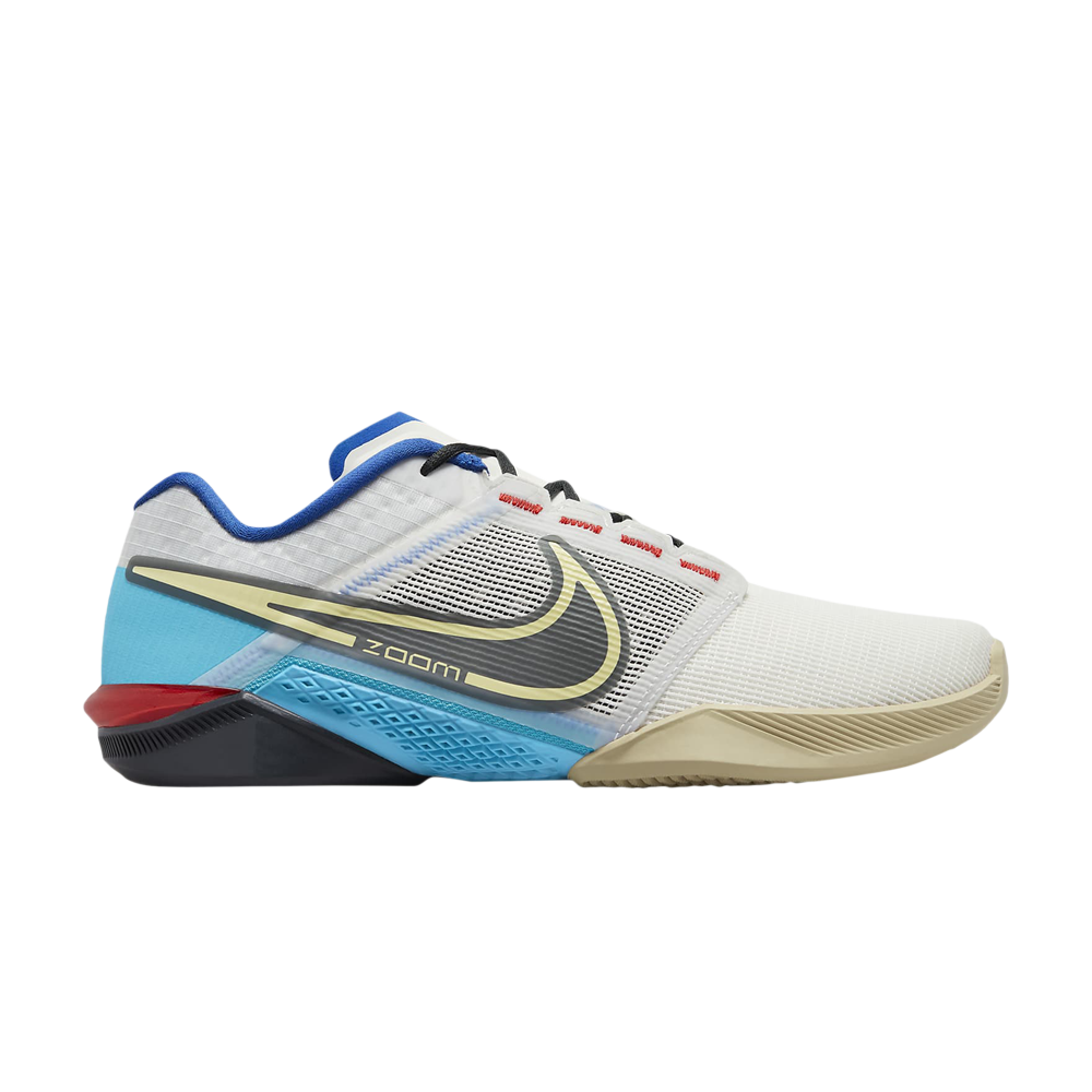 Pre-owned Nike Zoom Metcon Turbo 2 'sail Blue Lightning' In White