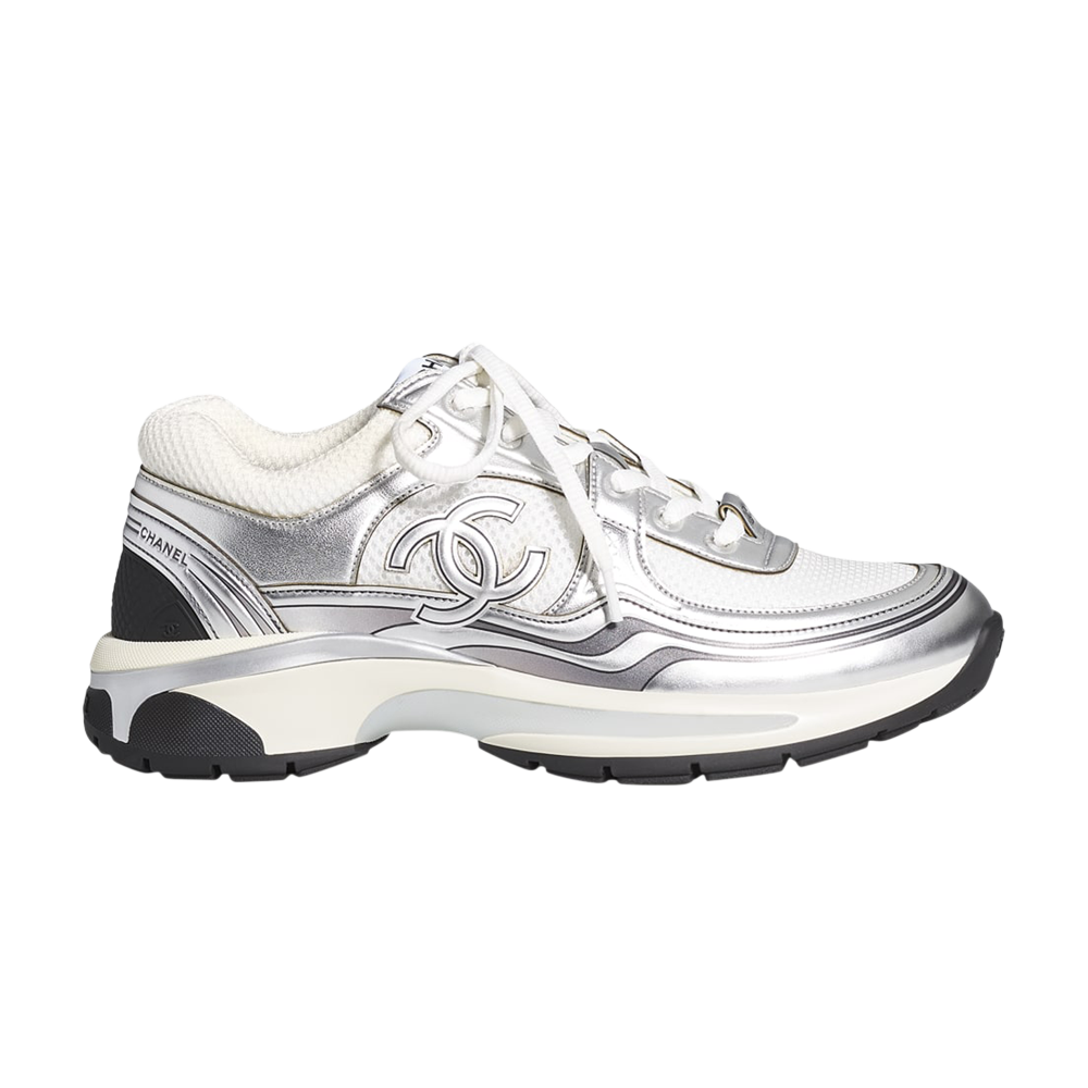 Chanel  White  Grey CC Logo Sneaker  VSP Consignment