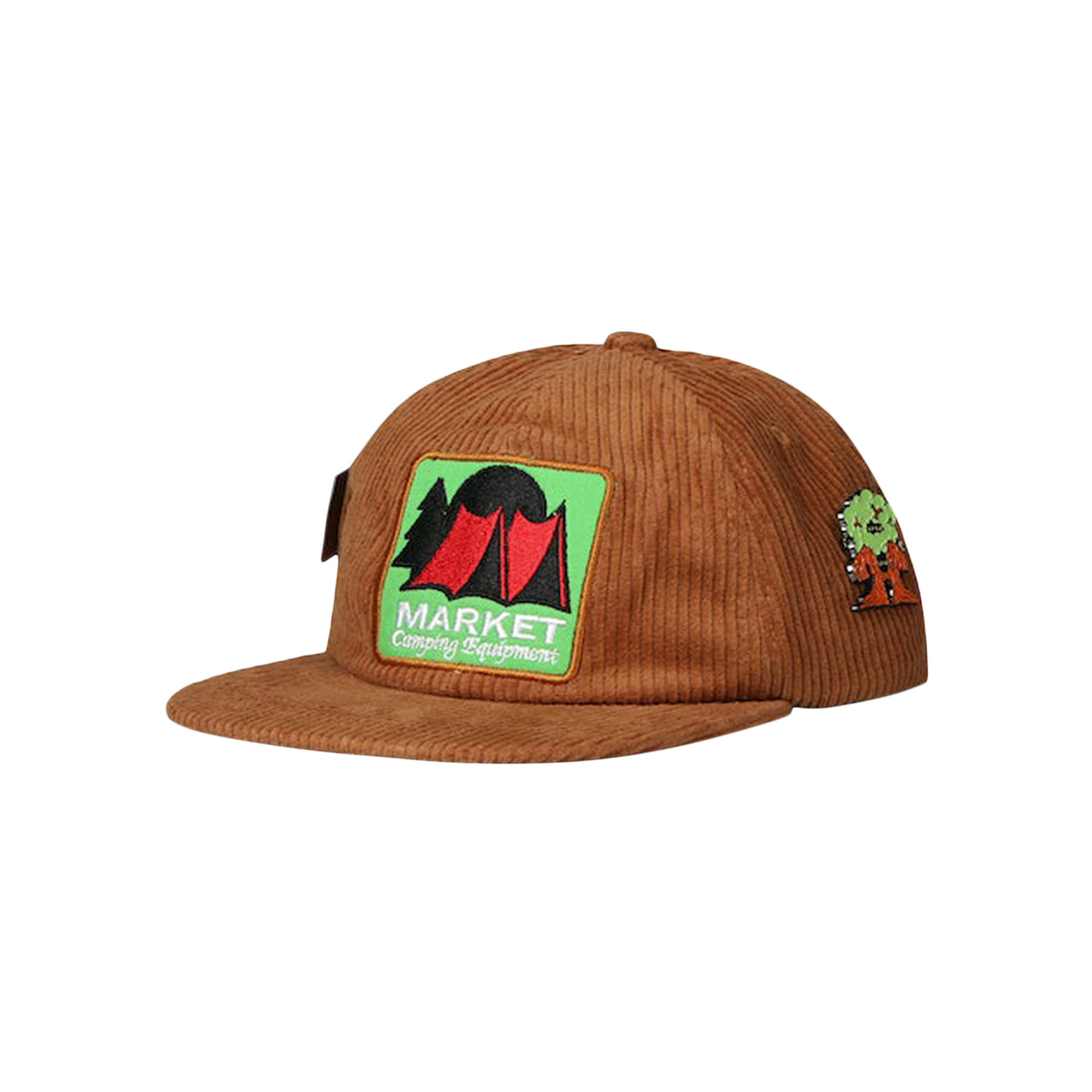 Pre-owned Market Land Escape 6 Panel Cord Hat 'rust' In Brown