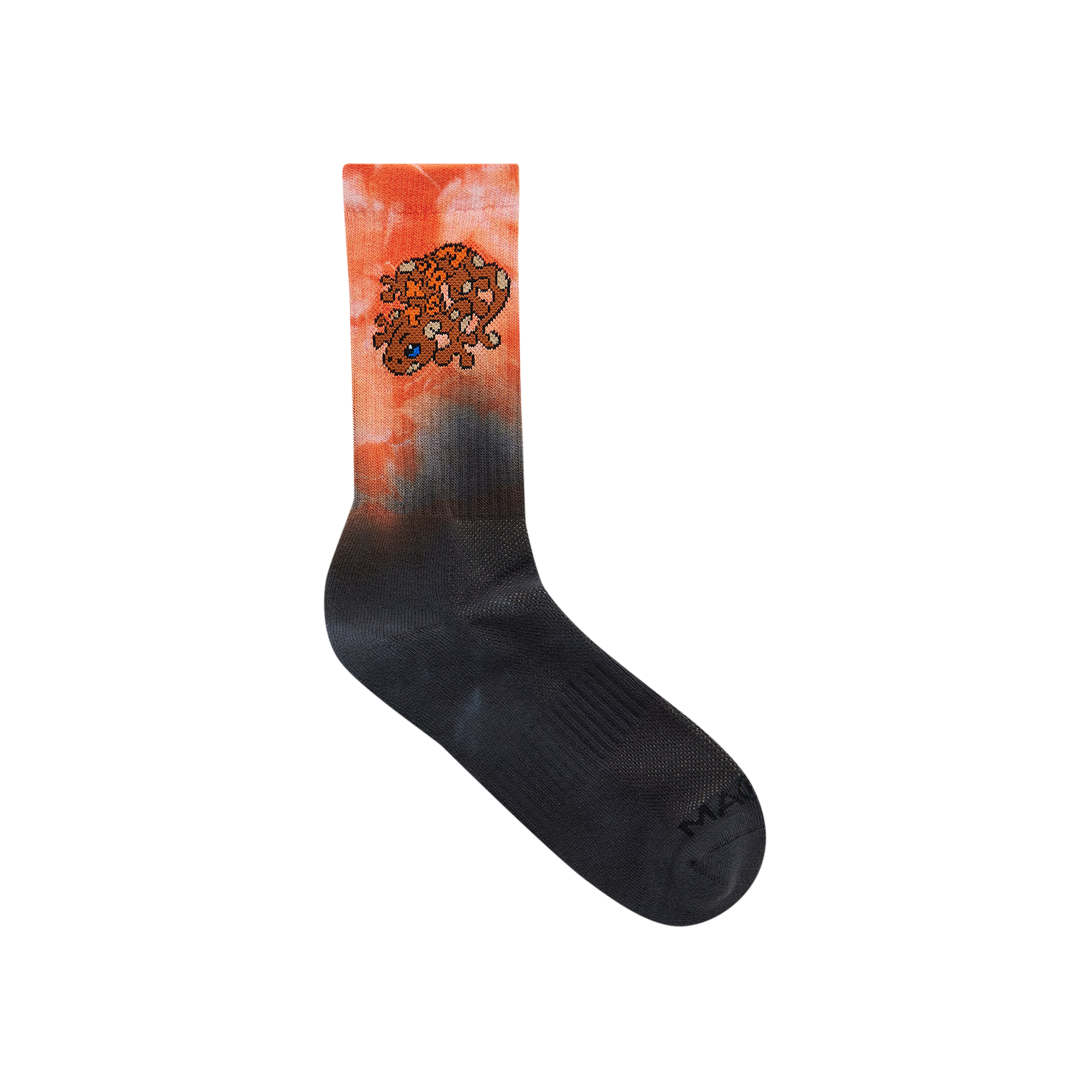 Pre-owned Market Lizard Tie Dye Socks 'red Tie Dye'
