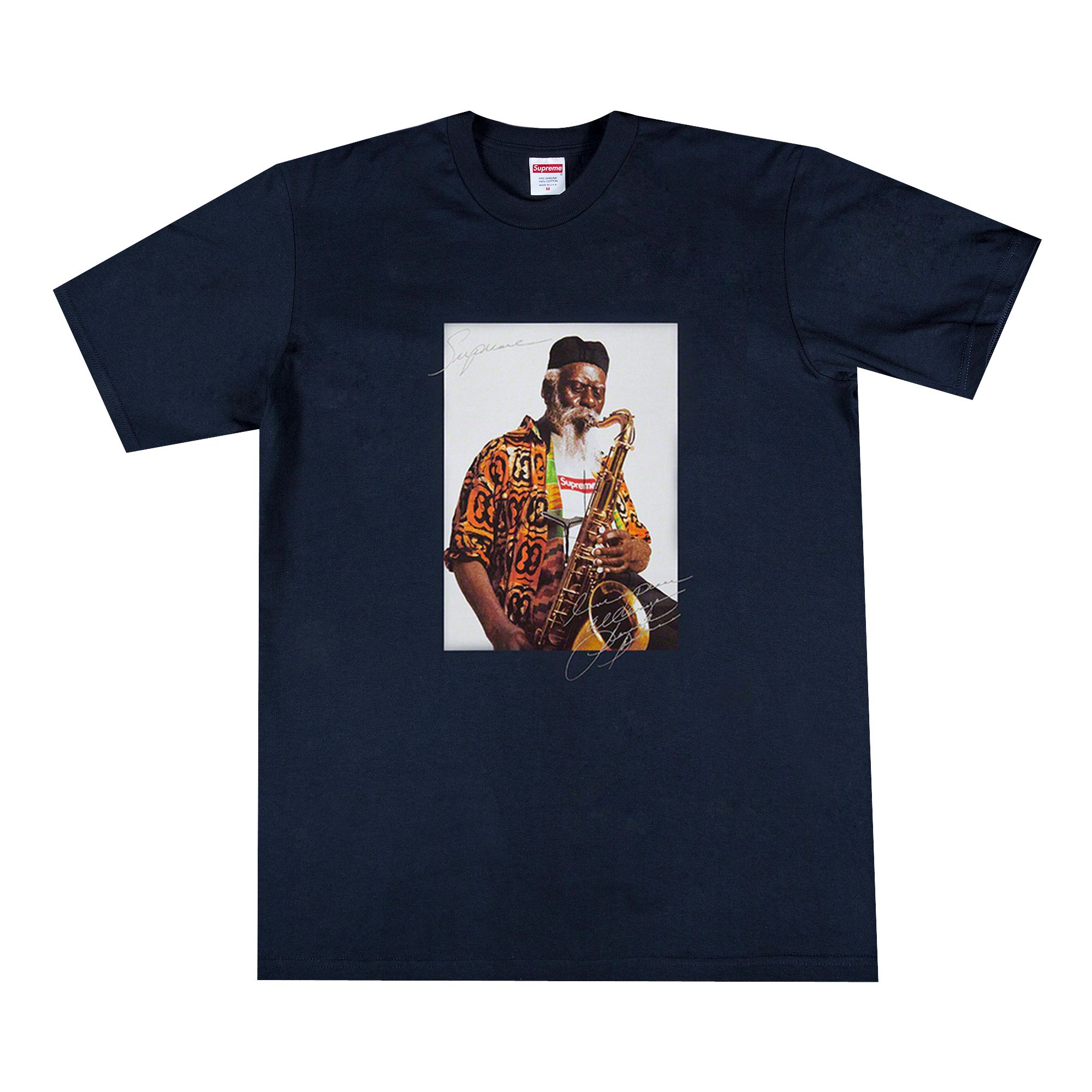 Supreme Pharoah Sanders Tee 'Navy' | Blue | Men's Size L