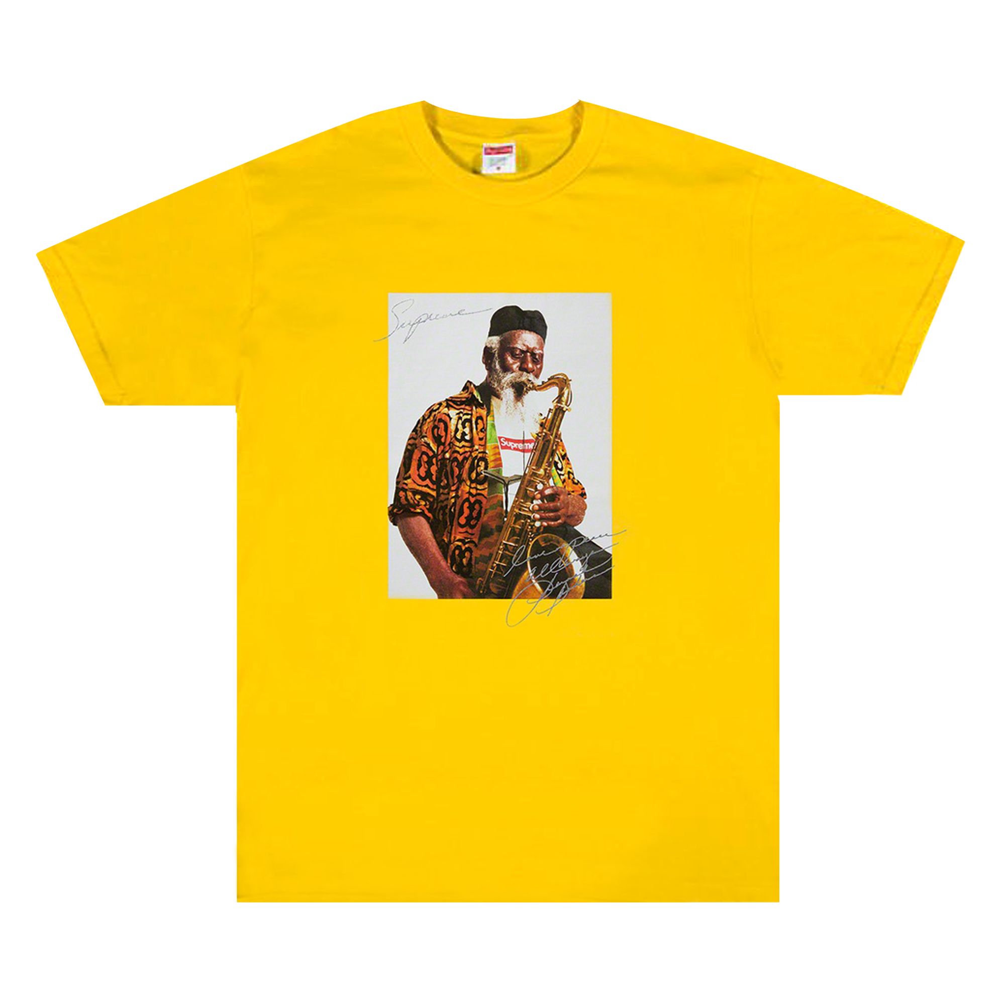 Supreme Pharoah Sanders Tee 'Yellow' | Men's Size L