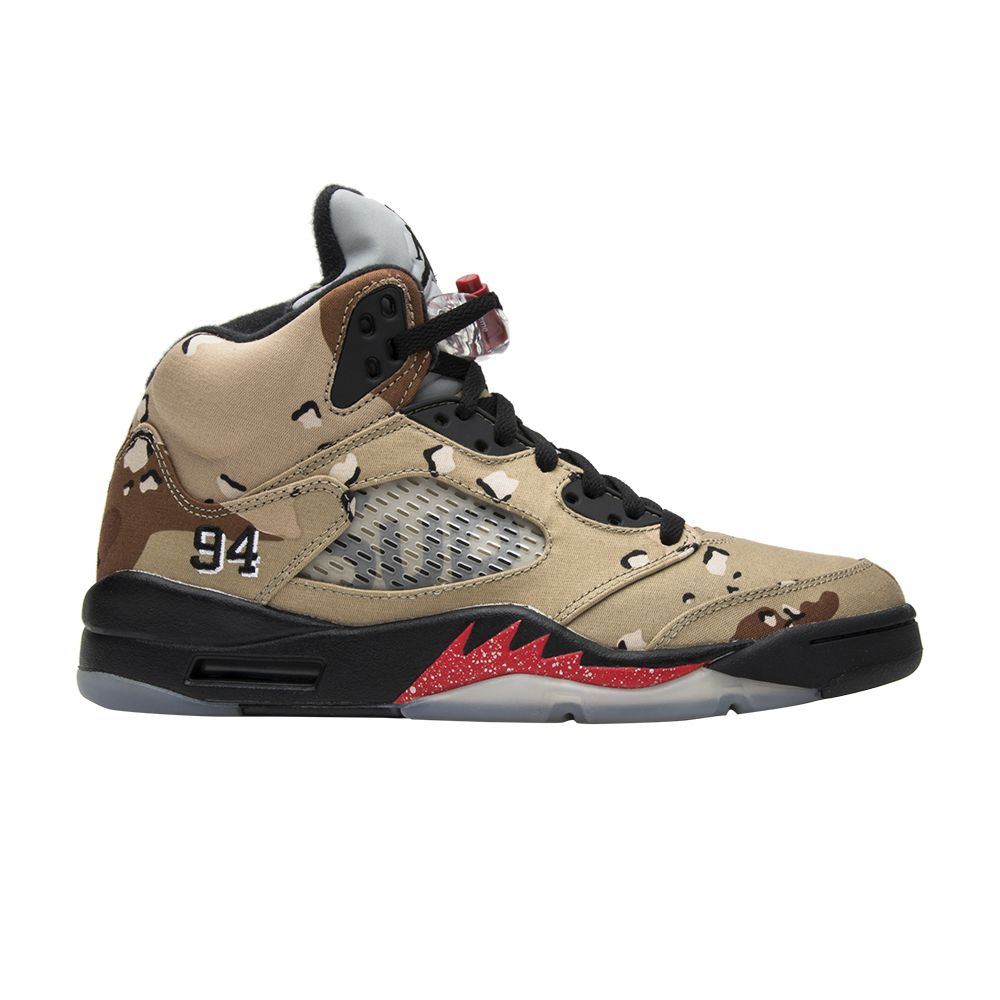 Supreme x Air Jordan 5 Retro 'Desert Camo' | Multi-Color | Men's Size 8