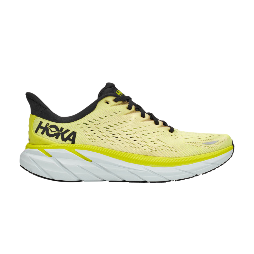 Pre-owned Hoka One One Clifton 8 'evening Primrose' In Yellow