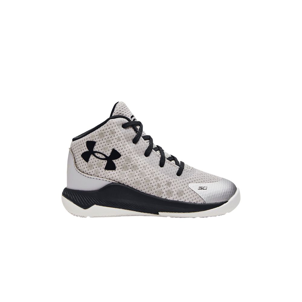Pre-owned Under Armour Curry 1 Retro Td 'black History Month' | Grey | Infant Size 7