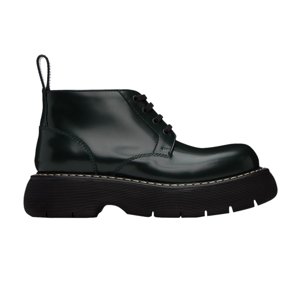 Pre-owned Bottega Veneta Swell Lace-up Ankle Boot 'inkwell' | Black | Men's Size 38