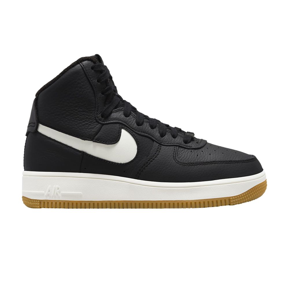 Pre-owned Nike Wmns Air Force 1 Sculpt 'black Gum'
