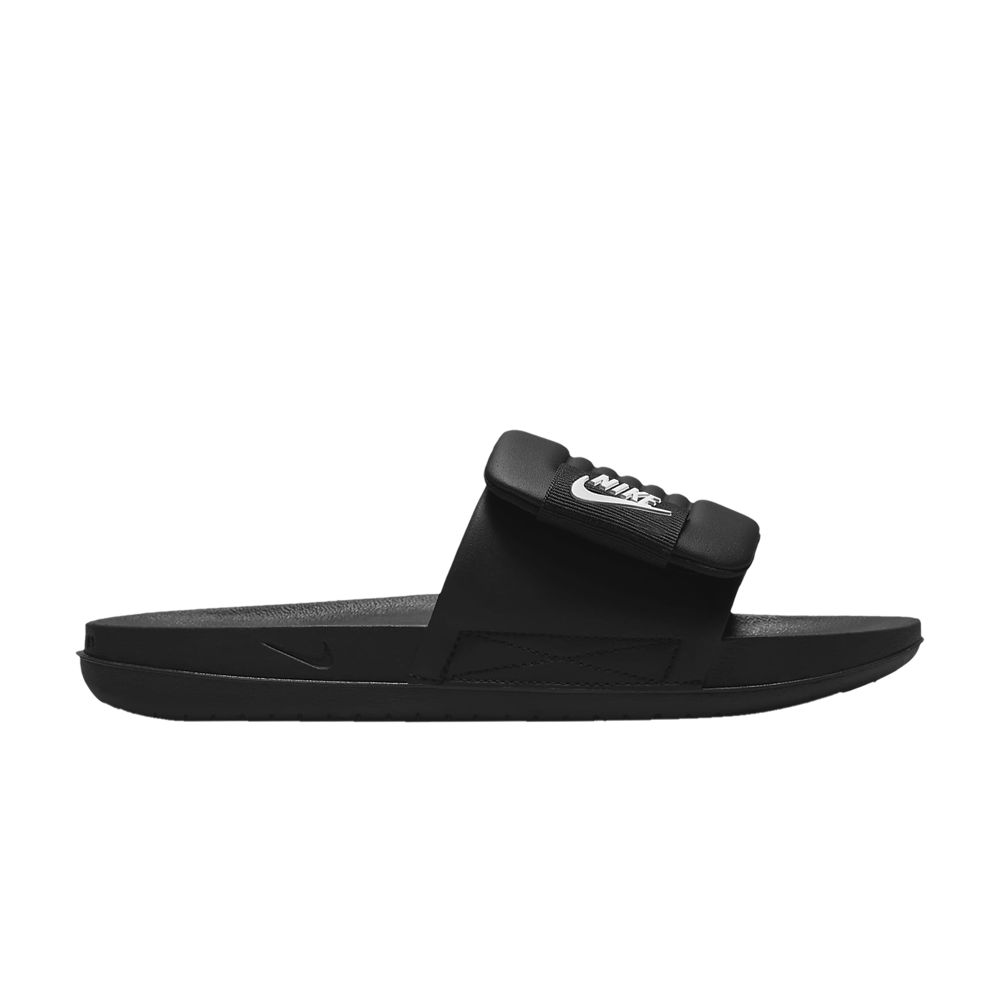 Pre-owned Nike Wmns Offcourt Adjust Slide 'black White'