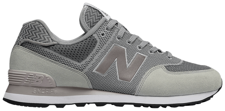 New balance 574 on sale silver mink with steel
