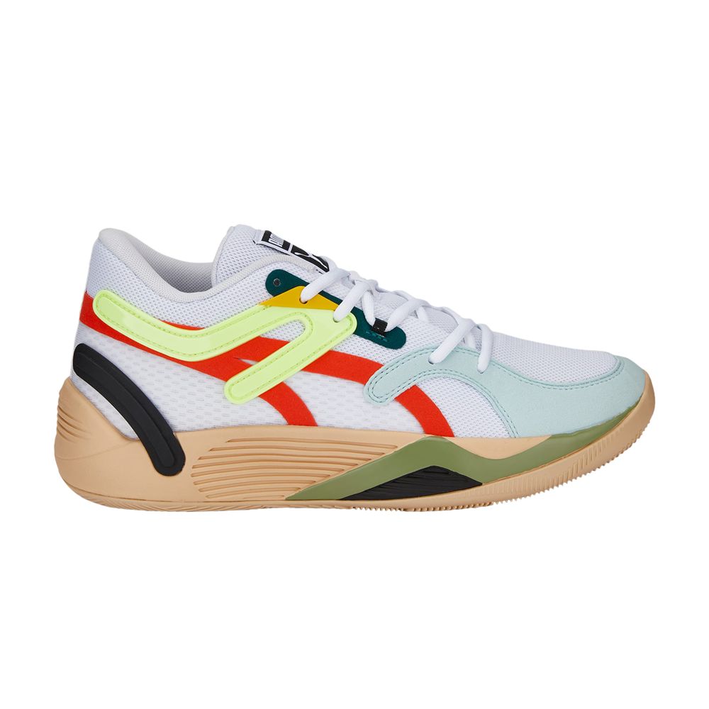 Puma TRC Blaze Court 'White Multi-Color' Sample | Men's Size 12 - 376582-14-S