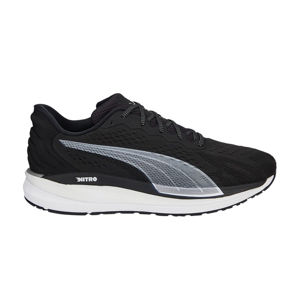 Puma Magnify Nitro Surge 'Black Metallic Silver' | Men's Size 11.5 - 376905-05