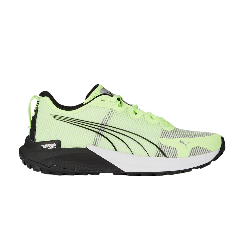 Puma Wmns Fast-Trac Nitro 'Fast Yellow Black' | Green | Women's Size 7 - 377046-09