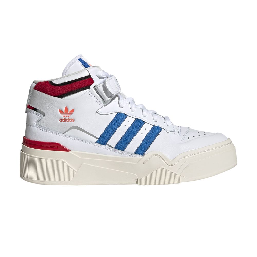 Pre-owned Adidas Originals Wmns Forum Bonega 2b 'white Royal Scarlet'
