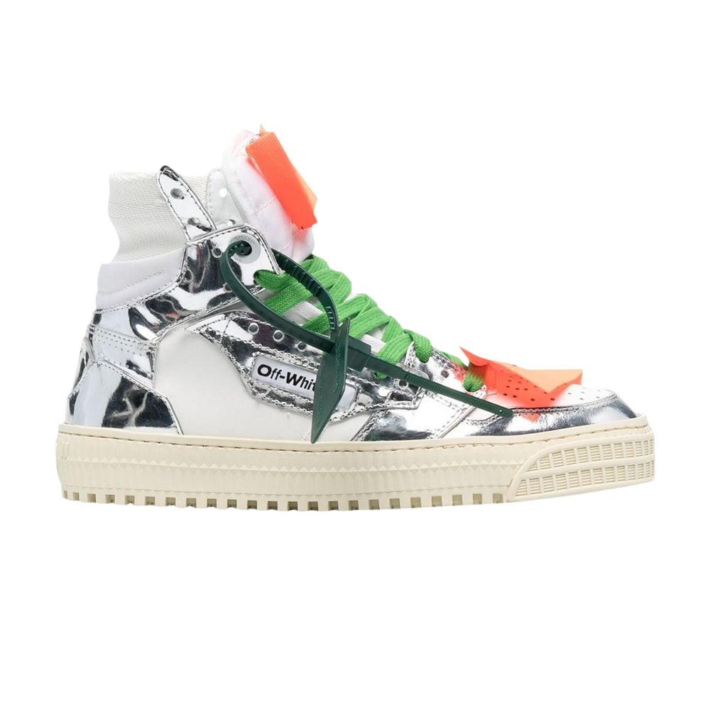 Pre-owned Off-white Wmns Off-court 3.0 High 'white Metallic Silver' | Women's Size 36