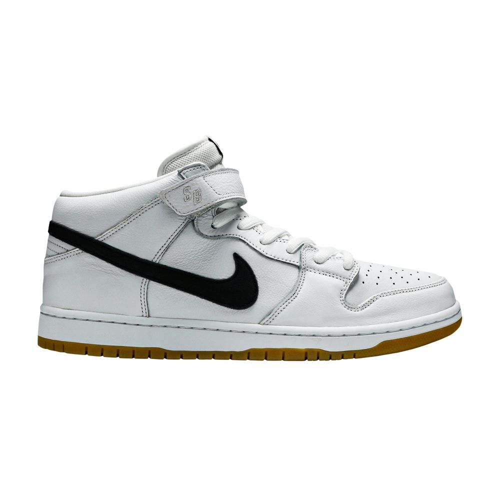 Nike Dunk Mid SB 'Orange Label' | White | Men's Size 7.5
