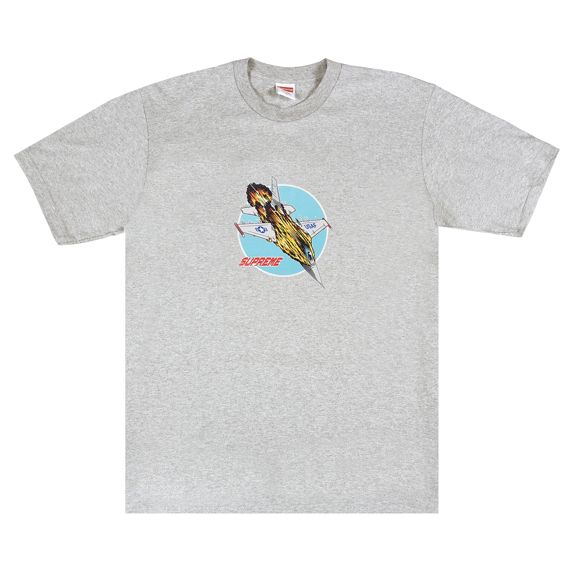 Supreme Jet Tee 'Heather Grey' | Men's Size M