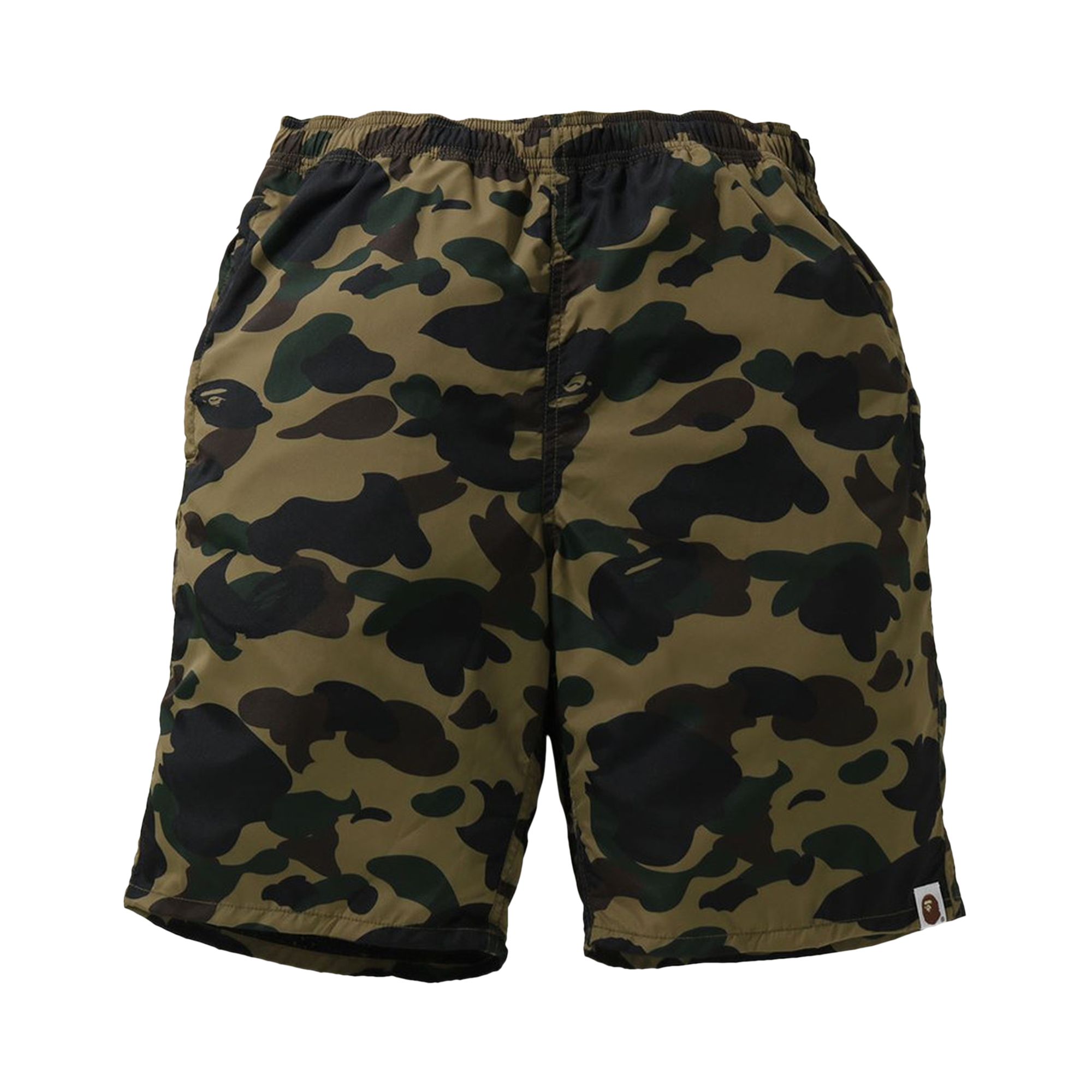 BAPE BAPE 1ST CAMO BEACH SHORTS 'GREEN'