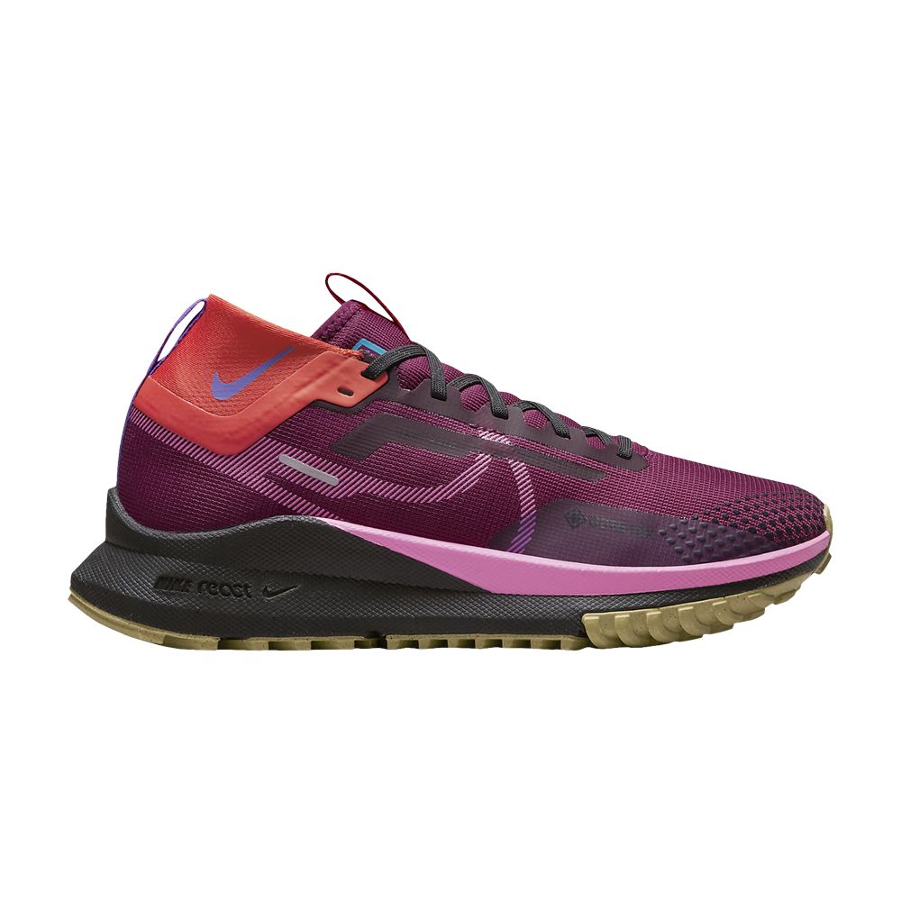 Pre-owned Nike Wmns React Pegasus Trail 4 Gore-tex 'rosewood' In Pink