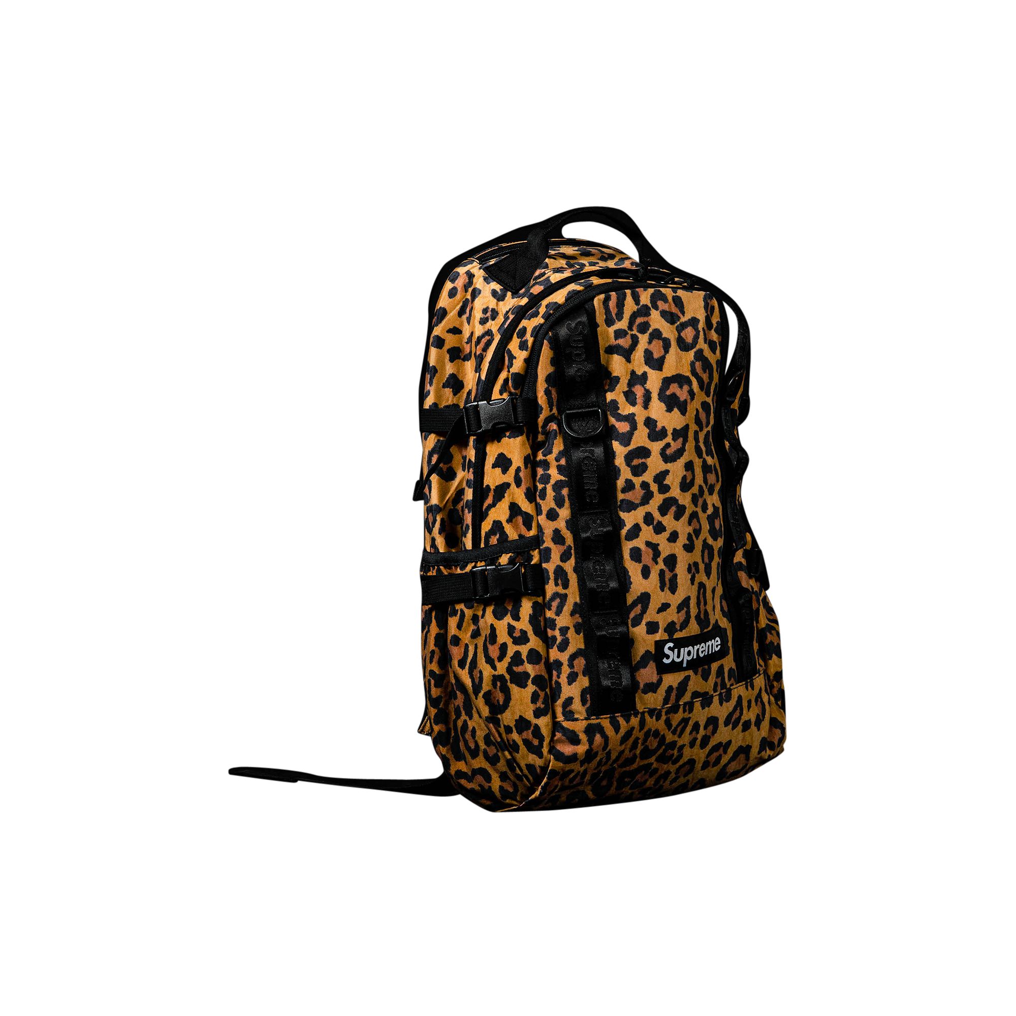 Supreme Backpack 'Leopard' | Brown | Men's Size Onesize