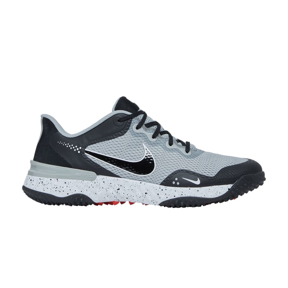 Nike Alpha Huarache Elite 3 Turf 'Light Smoke Grey Black' | Men's Size 10