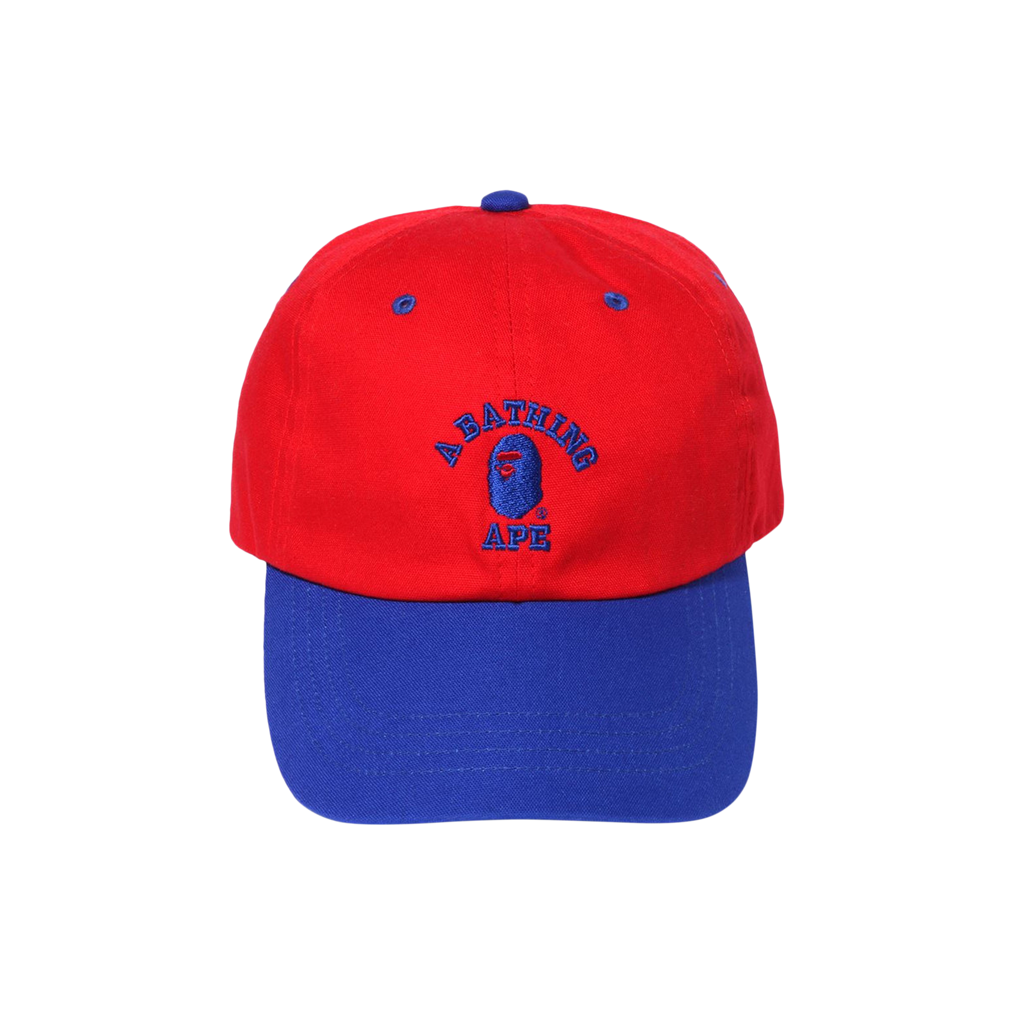 Pre-owned Bape College Panel Cap 'red'