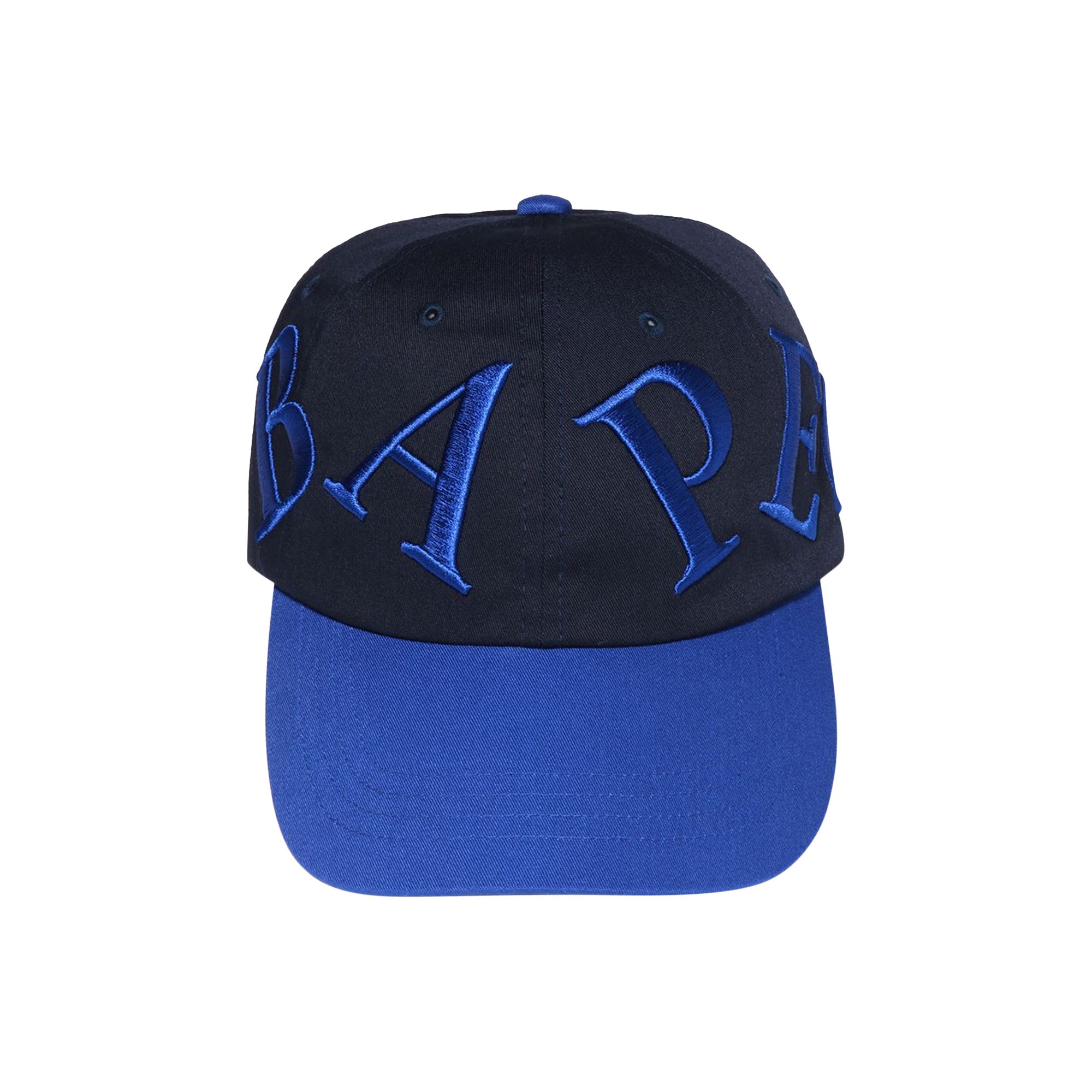 Pre-owned Bape Panel Cap 'navy' In Blue