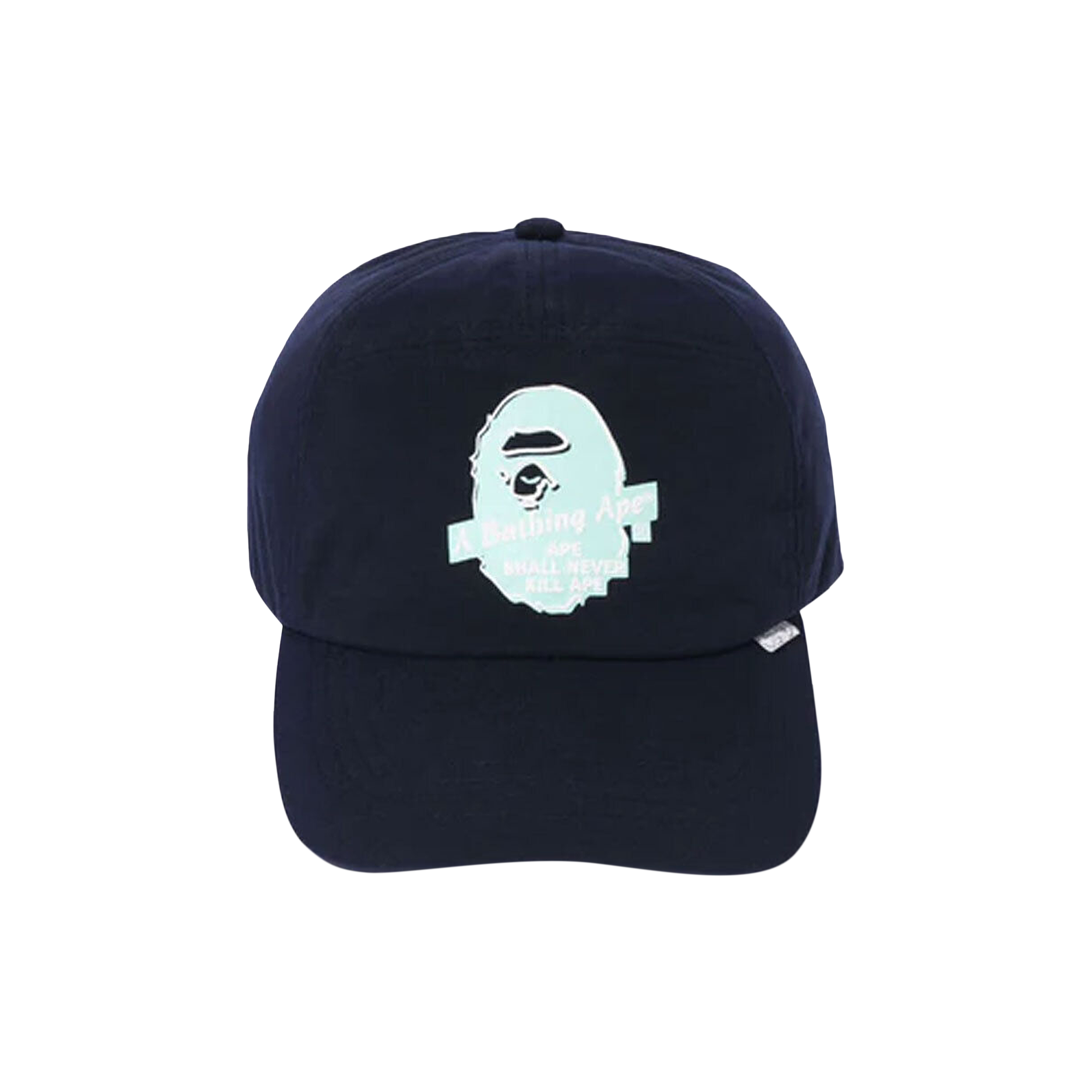 Pre-owned Bape Panel Cap 'navy' In Blue