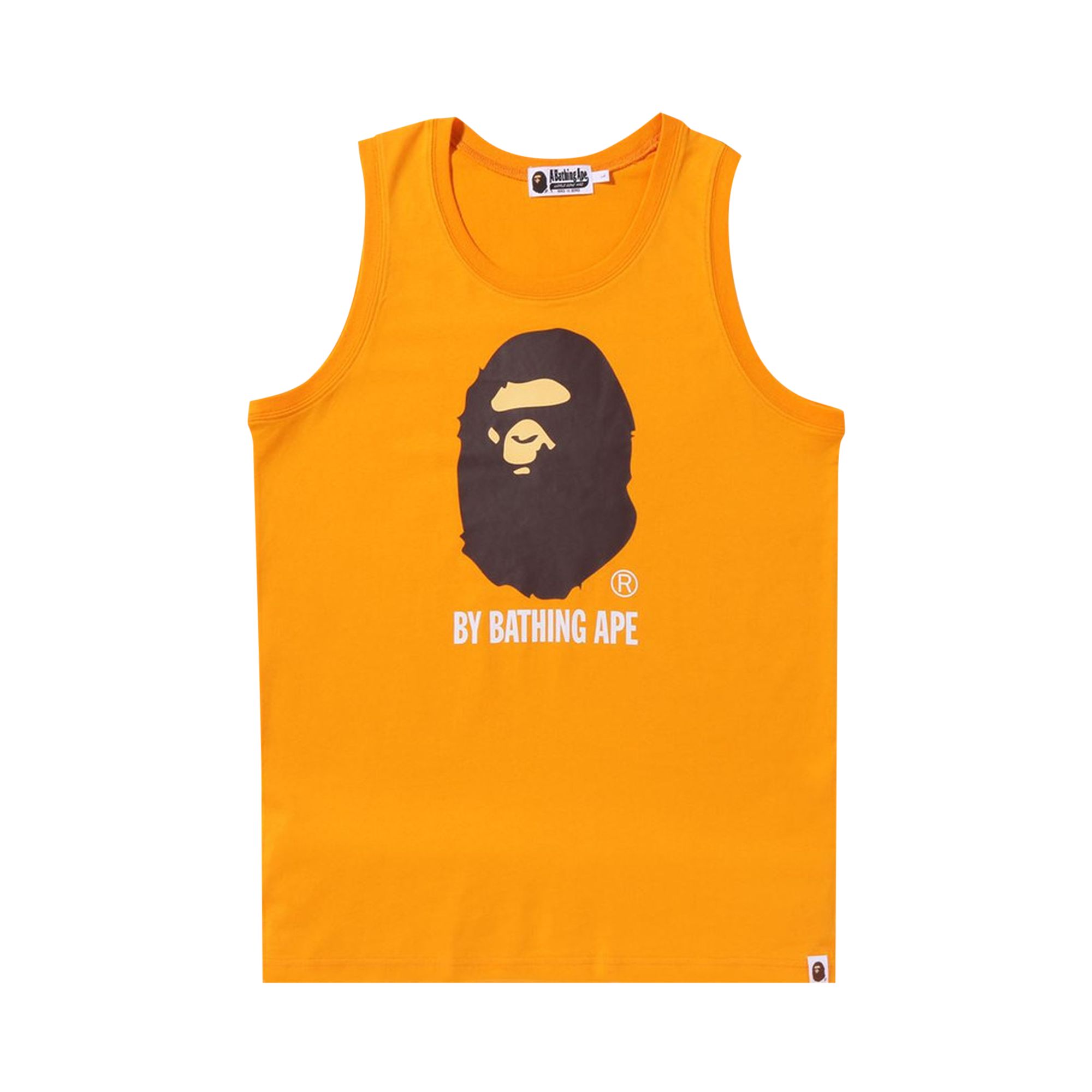 Pre-owned Bape By Bathing Ape Tank Top 'orange' | Men's Size Xl