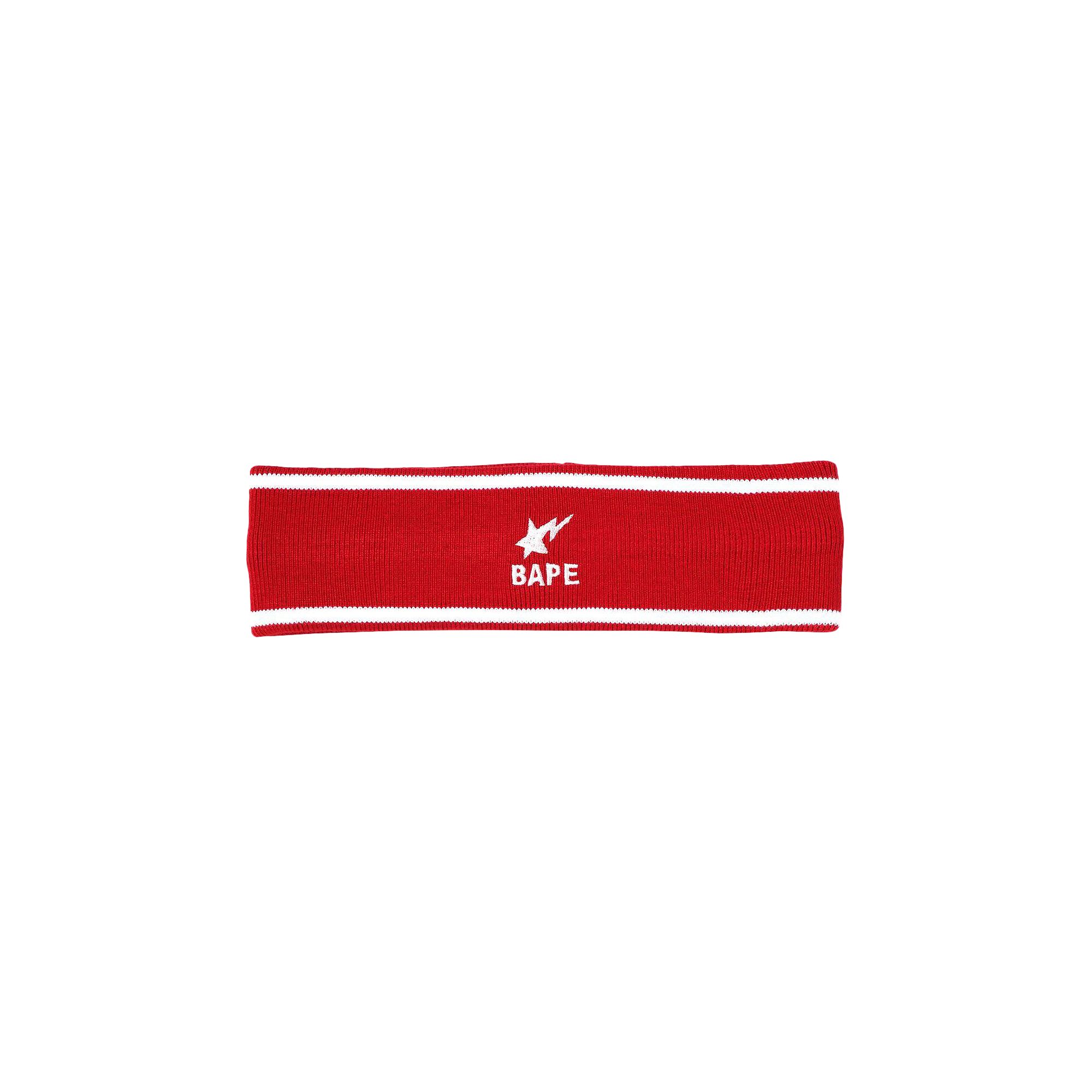 BAPE Bapesta Headband 'Red' | Men's Size Onesize