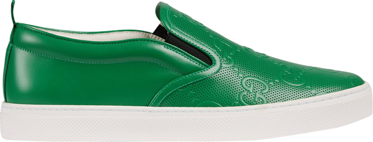 Gucci Slip-On 'GG Embossed - Green'